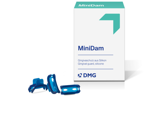 Silicone support with packaging