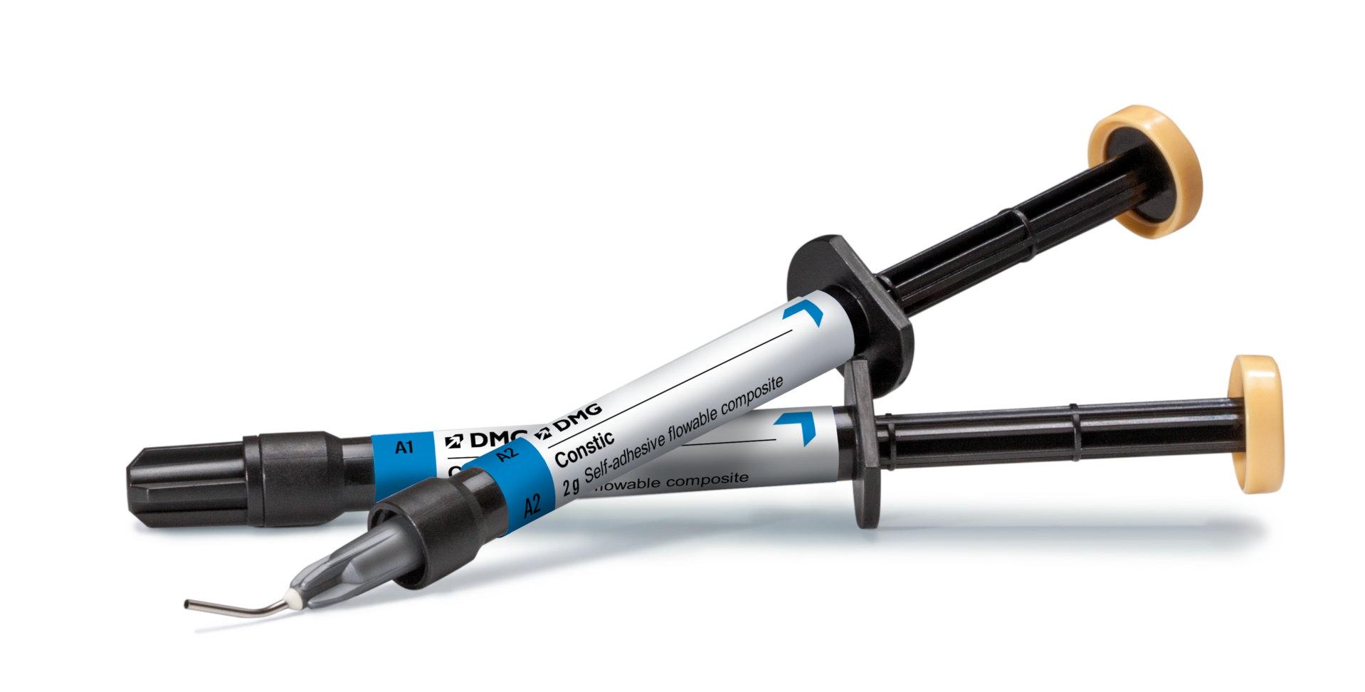 Packaging and two syringes