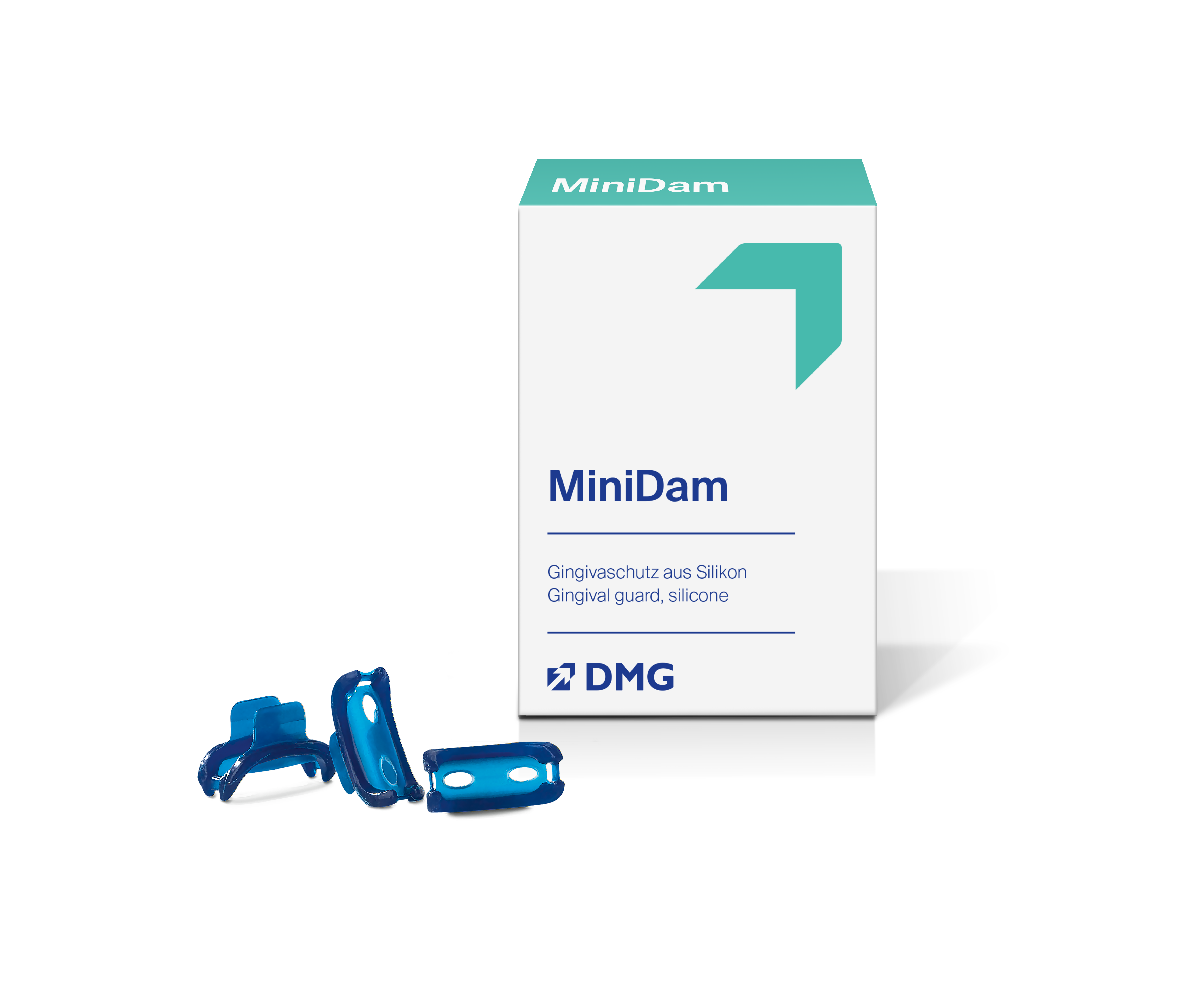 Silicone support with packaging